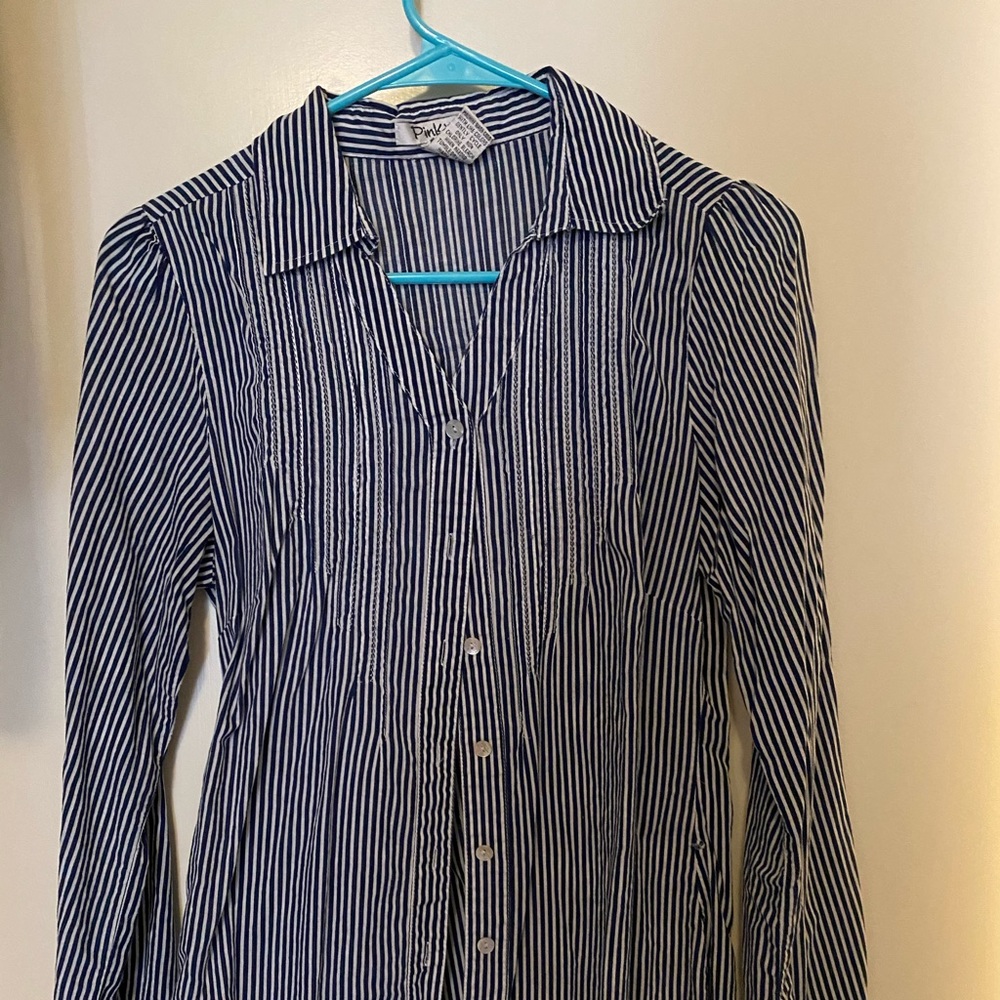 Stripped button down